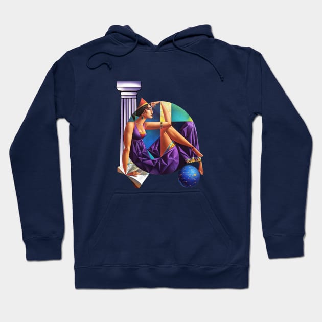 womwn Hoodie by ART&LINES